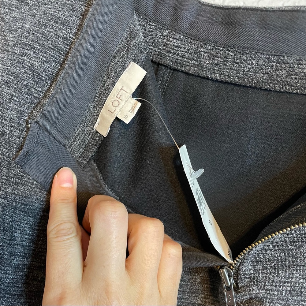 LOFT Ribbed Textured Skirt - Picture 7 of 8